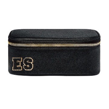 Textured Open Top Mirror Pouch